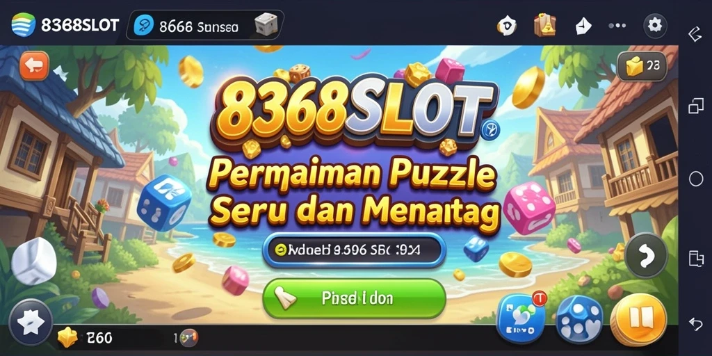 Tampilan gameplay menantang di 8368SLOT dengan berbagai teka-teki.