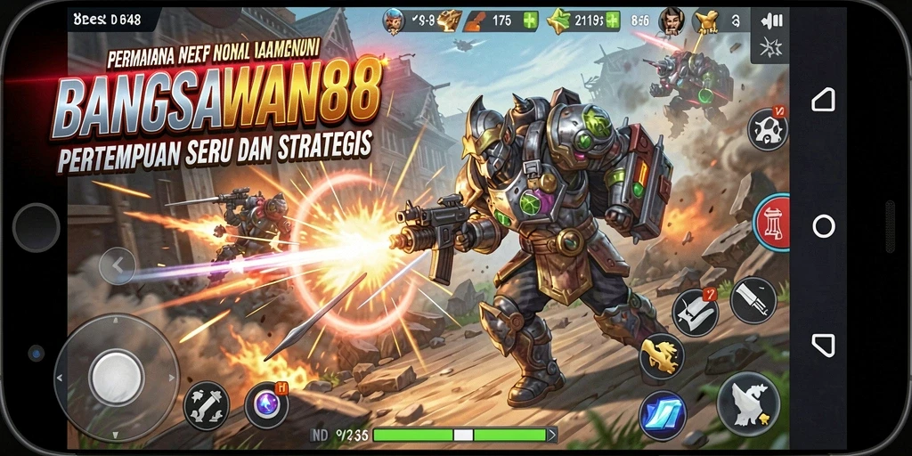 Screenshot menampilkan aksi seru dalam permainan TPS BANGSAWAN88.