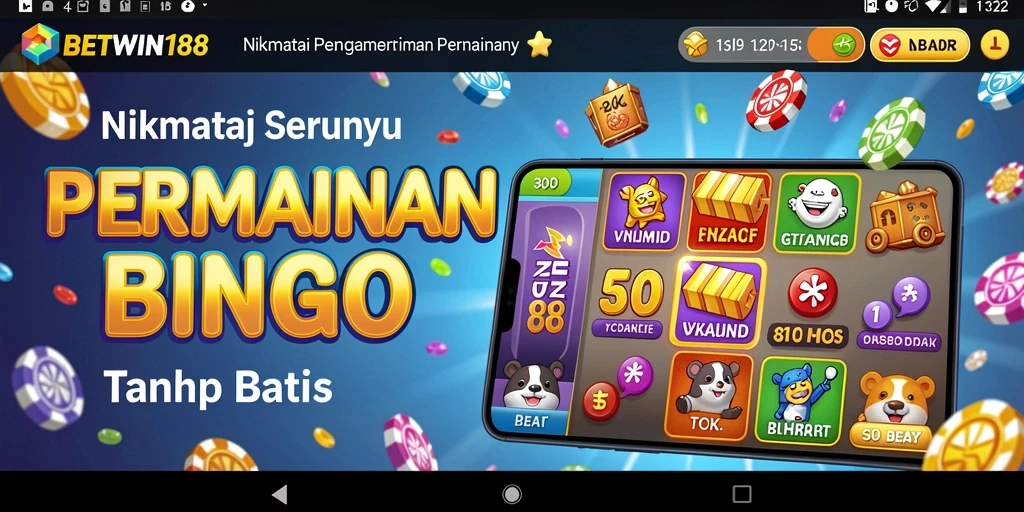 Tampilan menarik dari permainan Bingo di BETWIN188.