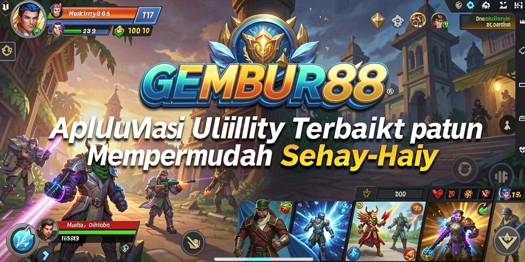 Tampilan antarmuka GEMBUR88 yang user-friendly dan fungsional.