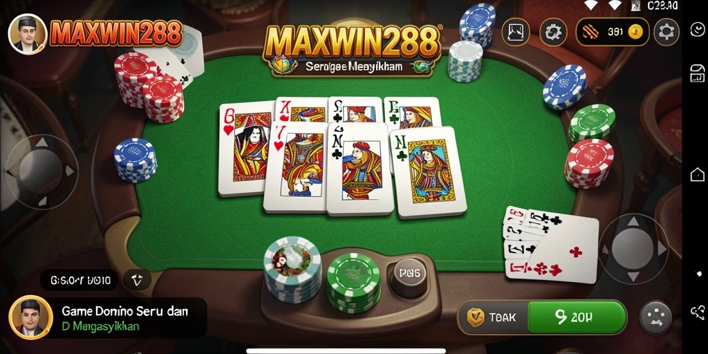Tampilan gameplay menarik dari MAXWIN288 yang seru.