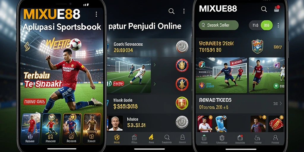 Tampilan antarmuka MIXUE88 yang menarik saat melakukan taruhan olahraga.