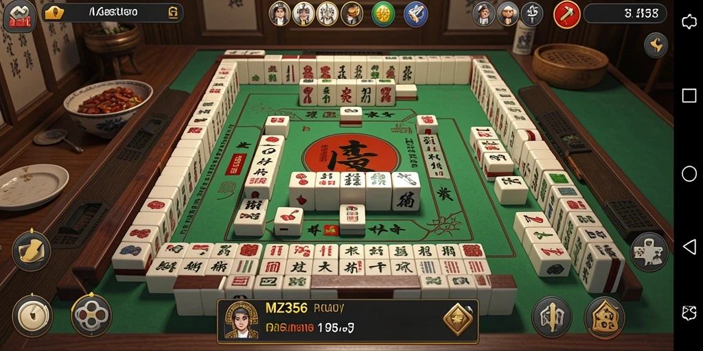 Tampilan gameplay Mahjong yang menantang dan menarik.