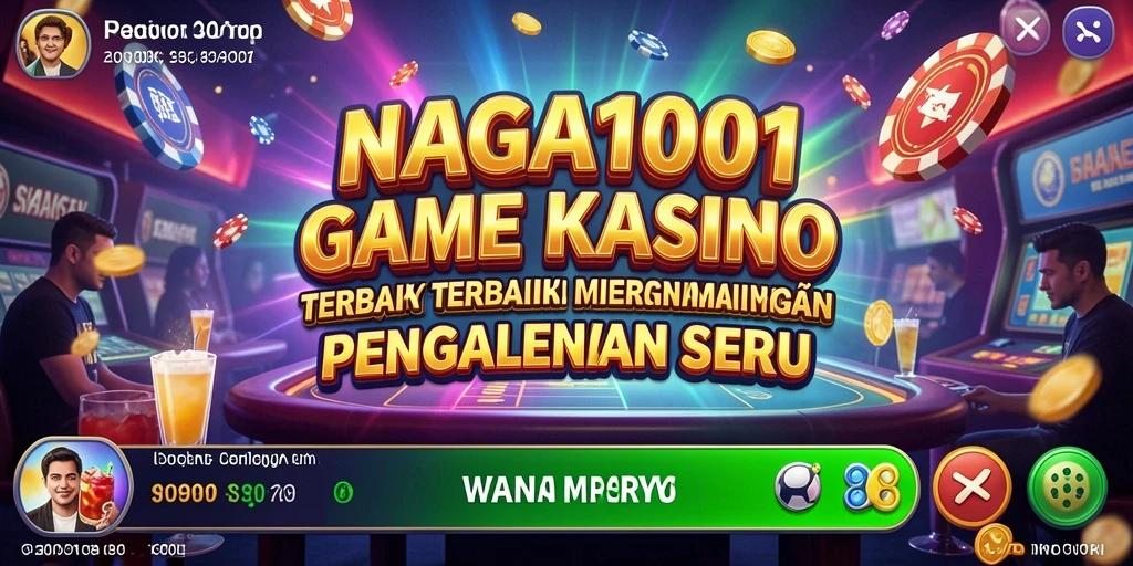 Screenshot NAGA1001 menampilkan gameplay kasino yang seru dan menarik.