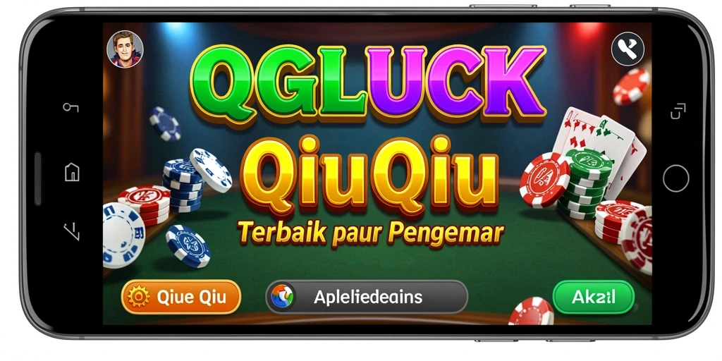 Tampilan gameplay QiuQiu yang seru di QGLUCK.