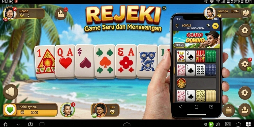 Tampilan gameplay REJEKI yang menarik dan interaktif.