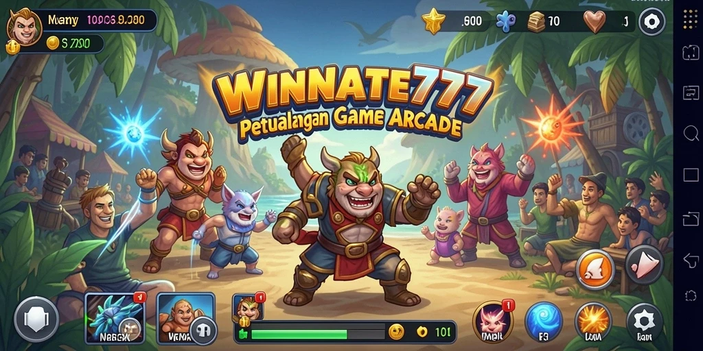 Screenshot gameplay <strong>WINRATE777</strong> yang menunjukkan aksi seru dalam permainan Arcade.